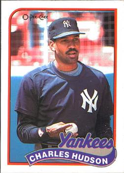 #236 Charles Hudson - New York Yankees - 1989 O-Pee-Chee Baseball