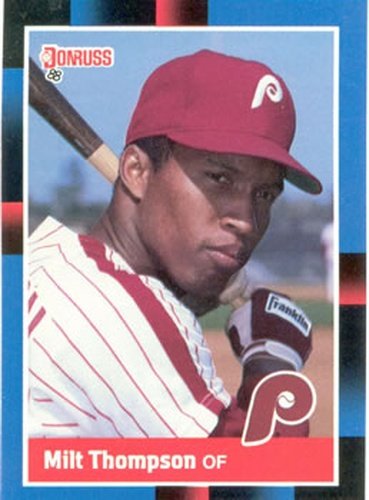 #236 Milt Thompson - Philadelphia Phillies - 1988 Donruss Baseball