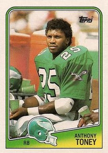 #236 Anthony Toney - Philadelphia Eagles - 1988 Topps Football