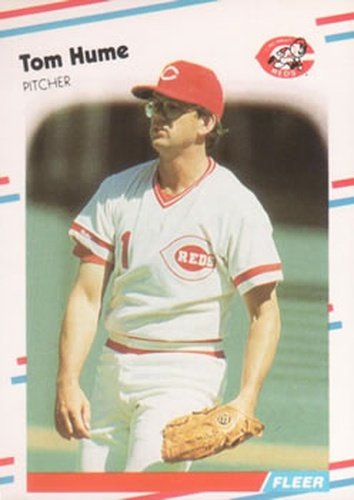 #236 Tom Hume - Cincinnati Reds - 1988 Fleer Baseball