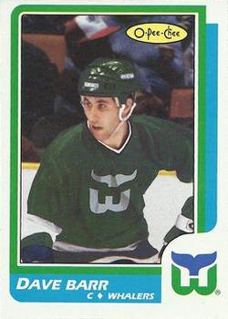 #237 Dave Barr - Hartford Whalers - 1986-87 O-Pee-Chee Hockey