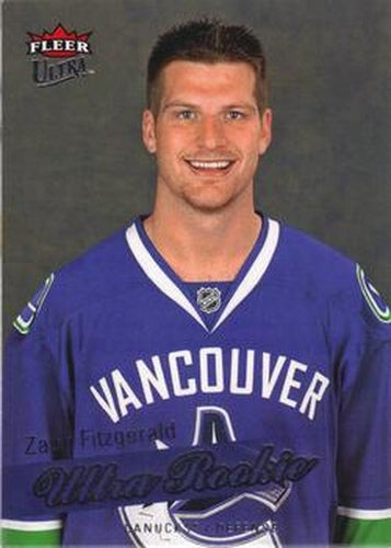 #237 Zach Fitzgerald - Vancouver Canucks - 2008-09 Ultra Hockey