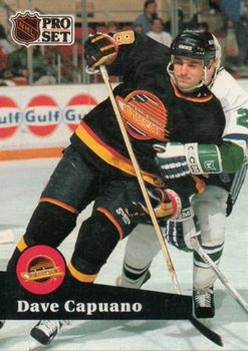 #237 Dave Capuano - 1991-92 Pro Set Hockey