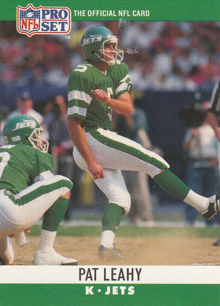 #237 Pat Leahy - New York Jets - 1990 Pro Set Football