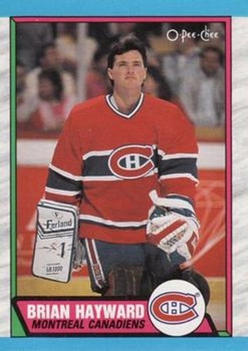 #237 Brian Hayward - Montreal Canadiens - 1989-90 O-Pee-Chee Hockey