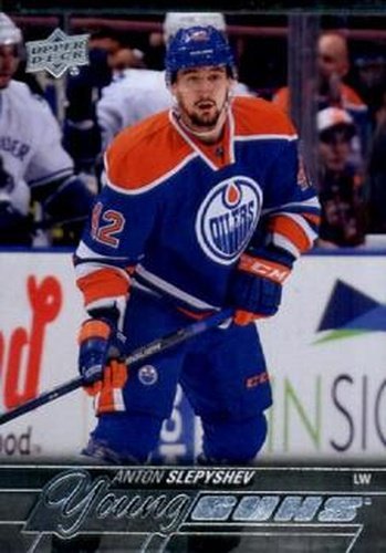 #237 Anton Slepyshev - Edmonton Oilers - 2015-16 Upper Deck Hockey