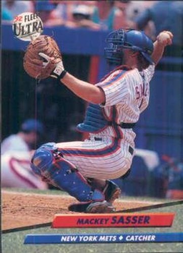 #237 Mackey Sasser - New York Mets - 1992 Ultra Baseball