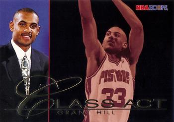 #237 Grant Hill - Detroit Pistons - 1995-96 Hoops Basketball