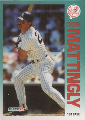 #237 Don Mattingly - New York Yankees - 1992 Fleer Baseball