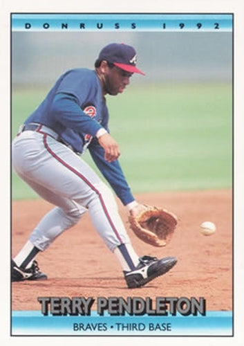#237 Terry Pendleton - Atlanta Braves - 1992 Donruss Baseball