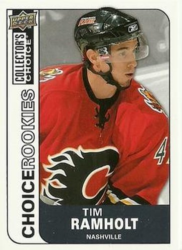 #237 Tim Ramholt - Nashville Predators - 2008-09 Collector's Choice Hockey