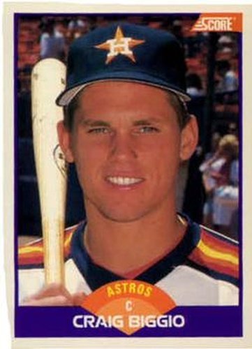 #237 Craig Biggio - Houston Astros - 1989 Score Baseball