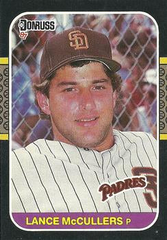 #237 Lance McCullers - San Diego Padres - 1987 Donruss Baseball