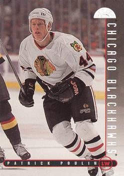 #237 Patrick Poulin - Chicago Blackhawks - 1995-96 Leaf Hockey