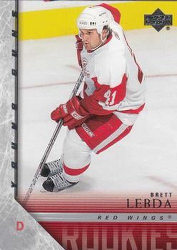 #237 Brett Lebda - Detroit Red Wings - 2005-06 Upper Deck Hockey