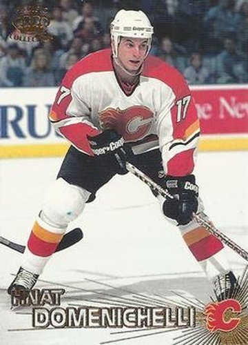 #237 Hnat Domenichelli - Calgary Flames - 1997-98 Pacific Crown Hockey