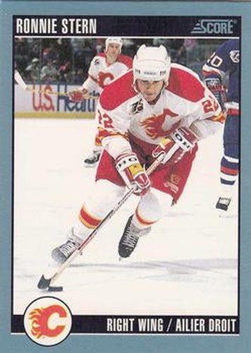 #237 Ronnie Stern - Calgary Flames - 1992-93 Score Canadian Hockey