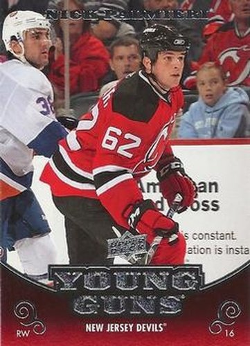 #237 Nick Palmieri - New Jersey Devils - 2010-11 Upper Deck Hockey