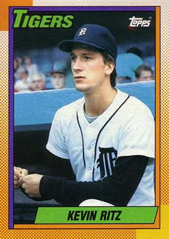 #237 Kevin Ritz - Detroit Tigers - 1990 Topps Baseball