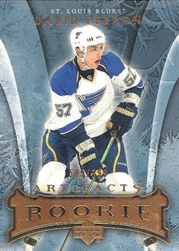 #237 David Perron - St. Louis Blues - 2007-08 Upper Deck Artifacts Hockey