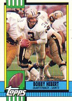 #237 Bobby Hebert - New Orleans Saints - 1990 Topps Football