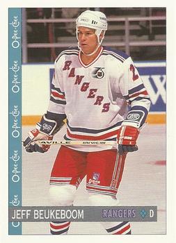 #237 Jeff Beukeboom - New York Rangers - 1992-93 O-Pee-Chee Hockey