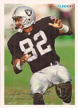 #237 James Jett - Los Angeles Raiders - 1994 Fleer Football