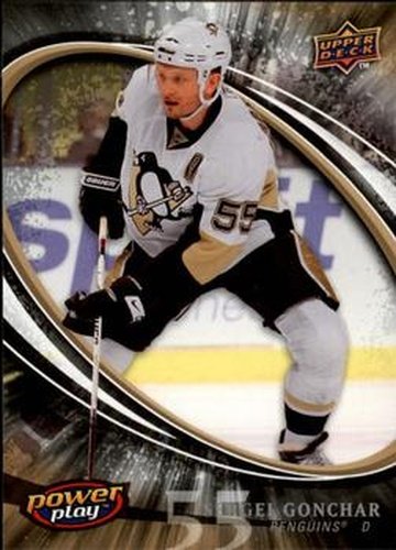 #237 Sergei Gonchar - Pittsburgh Penguins - 2008-09 Upper Deck Power Play Box Set Hockey