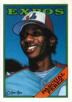 #237 Pascual Perez - Montreal Expos - 1988 O-Pee-Chee Baseball
