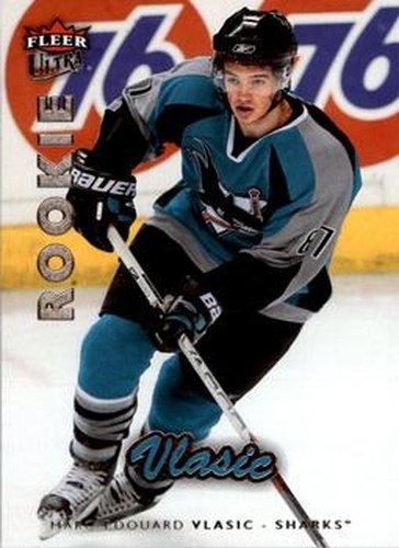 #237 Marc-Edouard Vlasic - San Jose Sharks - 2006-07 Ultra Hockey