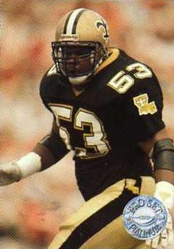 #237 Vaughan Johnson - New Orleans Saints - 1991 Pro Set Platinum Football