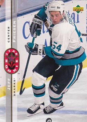 #237 Jeff Friesen - San Jose Sharks - 1994-95 Upper Deck Hockey