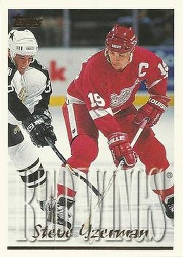 #237 Steve Yzerman - Detroit Red Wings - 1995-96 Topps Hockey
