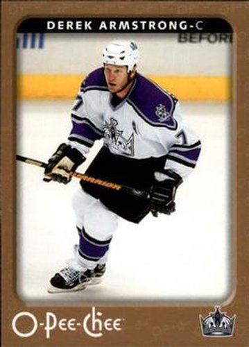 #237 Derek Armstrong - Los Angeles Kings - 2006-07 O-Pee-Chee Hockey