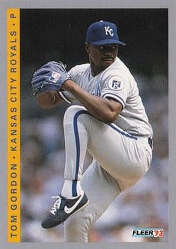 #237 Tom Gordon - Kansas City Royals - 1993 Fleer Baseball