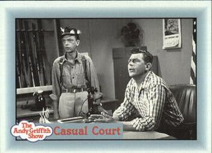 #237 Casual Court - 1990-91 Pacific The Andy Griffith Show