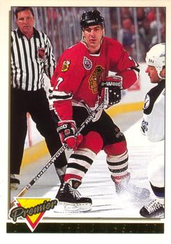 #237 Chris Chelios - Chicago Blackhawks - 1993-94 O-Pee-Chee Premier Hockey - Gold
