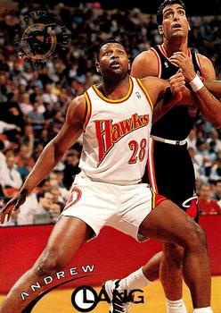 #237 Andrew Lang - Atlanta Hawks - 1994-95 Stadium Club Basketball