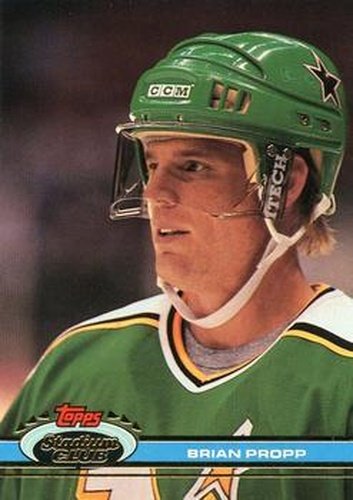 #237 Brian Propp - Minnesota North Stars - 1991-92 Stadium Club Hockey