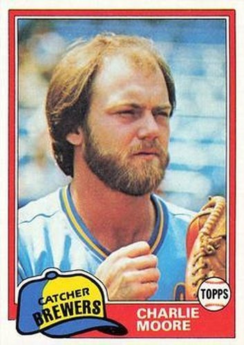 #237 Charlie Moore - Milwaukee Brewers - 1981 Topps Baseball