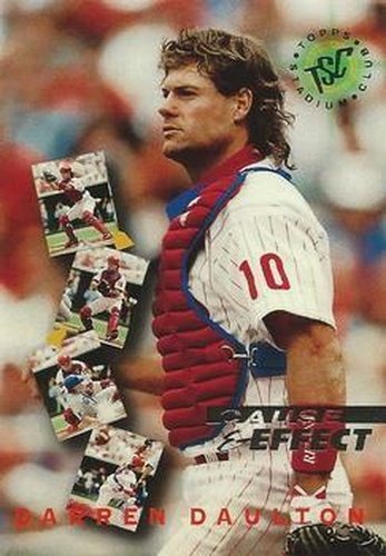 #237 Darren Daulton - Philadelphia Phillies - 1995 Stadium Club Baseball