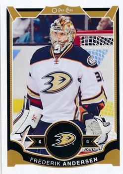 #237 Frederik Andersen - Anaheim Ducks - 2015-16 O-Pee-Chee Hockey