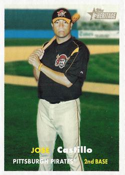 #237 Jose Castillo - Pittsburgh Pirates - 2006 Topps Heritage Baseball