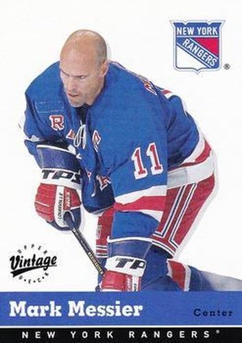 #237 Mark Messier - New York Rangers - 2000-01 Upper Deck Vintage Hockey