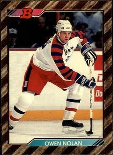 #237 Owen Nolan - Quebec Nordiques - 1992-93 Bowman Hockey