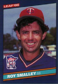 #237 Roy Smalley - Minnesota Twins - 1986 Leaf Baseball