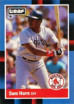 #237 Sam Horn - Boston Red Sox - 1988 Leaf Baseball
