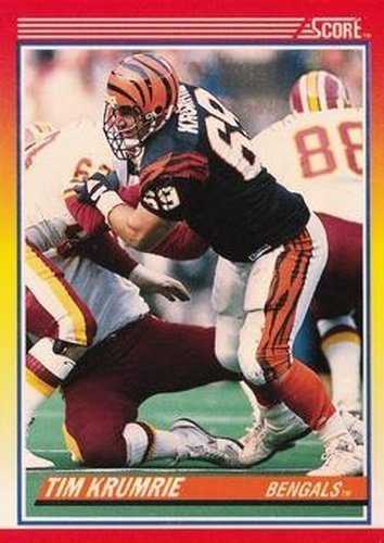 #237 Tim Krumrie - Cincinnati Bengals - 1990 Score Football