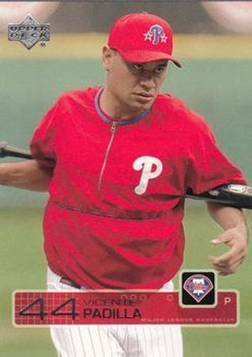 #237 Vicente Padilla - Philadelphia Phillies - 2003 Upper Deck Baseball