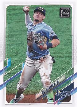 #237 Willy Adames - Tampa Bay Rays - 2021 Topps Baseball